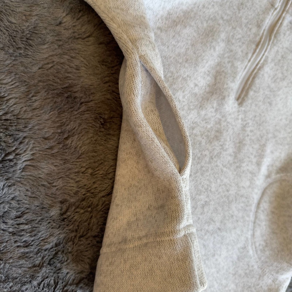 Oversized Mock-Neck Sweater-Fleece 1/2-Zip Pullover Girls - Picture 4 of 14